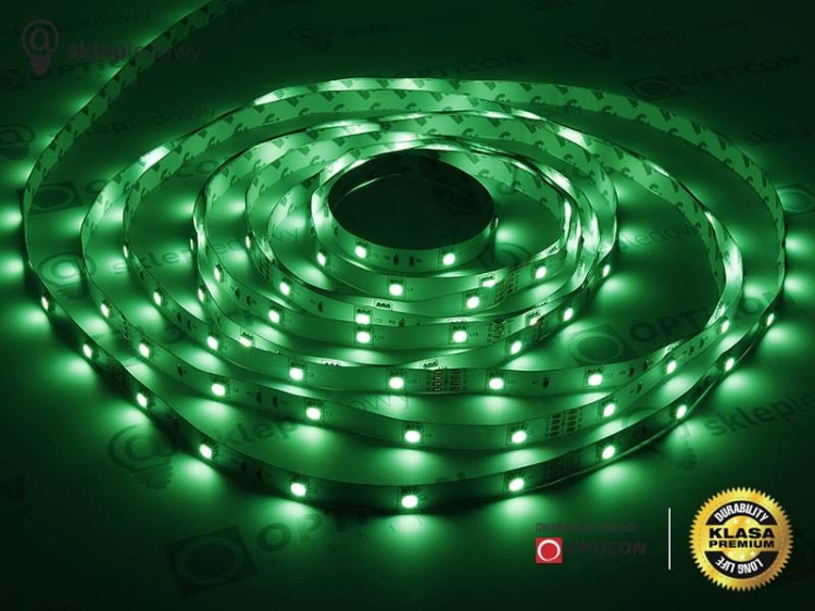 Taśma 24V LED 150x SMD 5050 10mm IP20 RGB - 1 metr