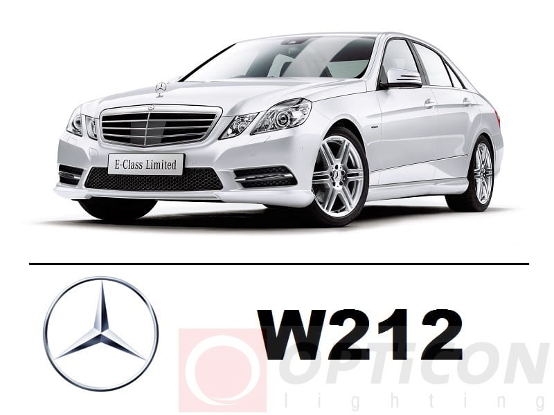 Mercedes E W212 Sedan - Zestaw oświetlenie kabiny LED 6000K Premium - 19 żarówek