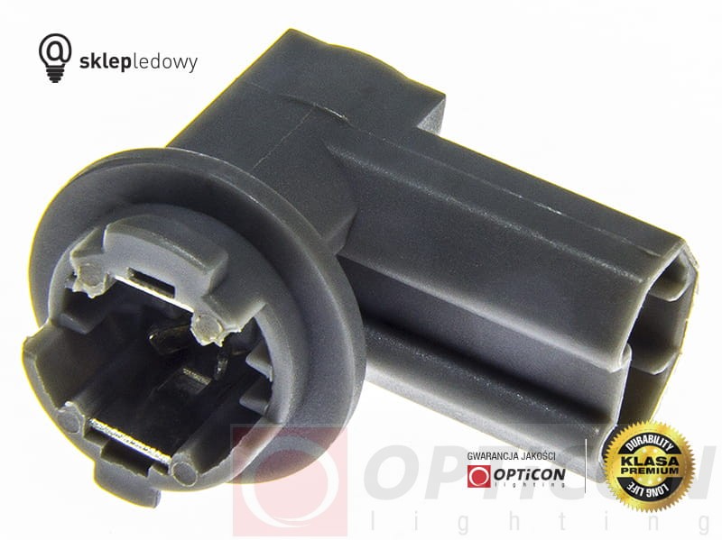 Złącze Gniazdo T10 dla żarówek W5W W3W - Plastikowe V.10