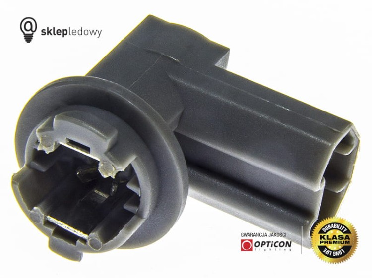Złącze Gniazdo T10 dla żarówek W5W W3W - Plastikowe V.10