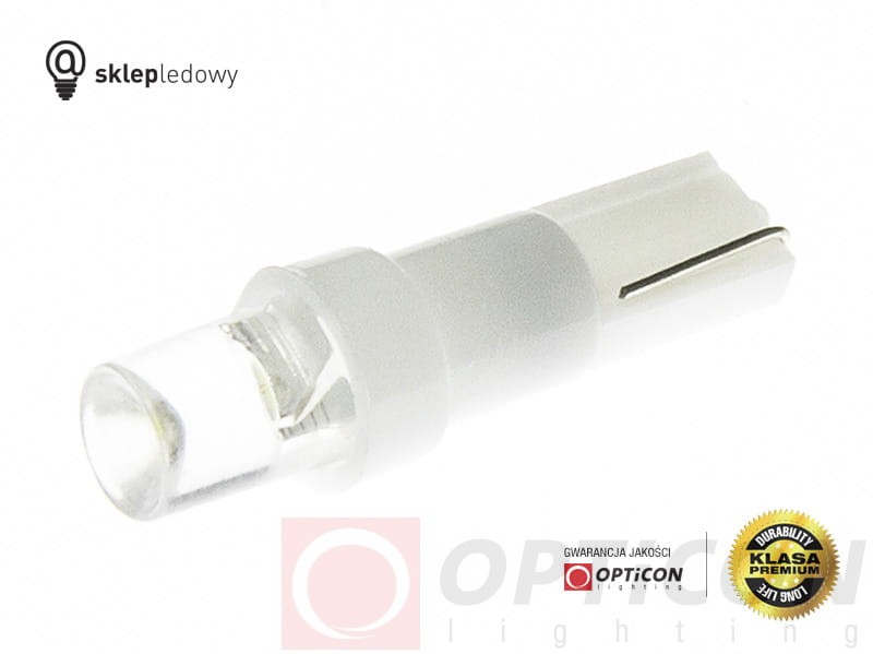 Żarówka Led T5 R5 1xDip 12V Walcowa W1,2W Biały Zimny