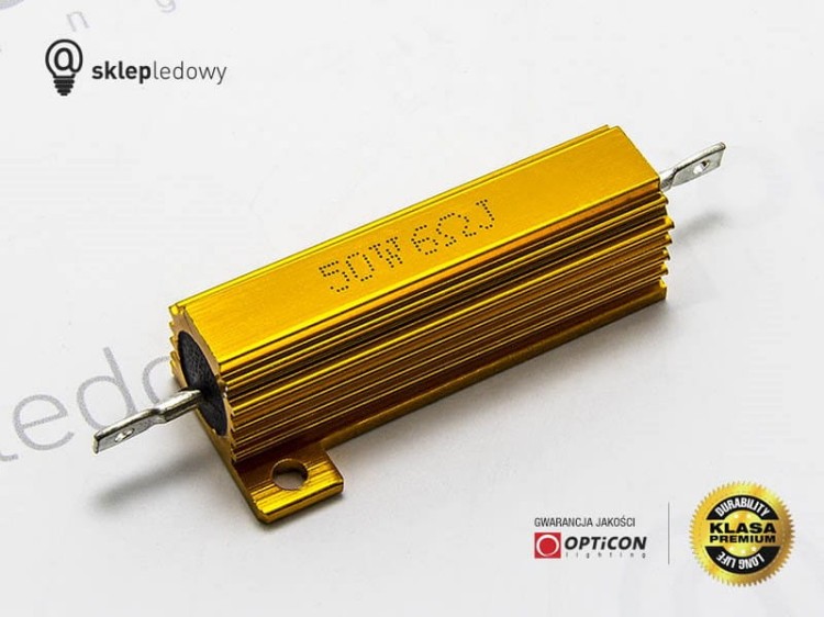 Rezystor - 50W / 6ohm dla Żarówek Led 