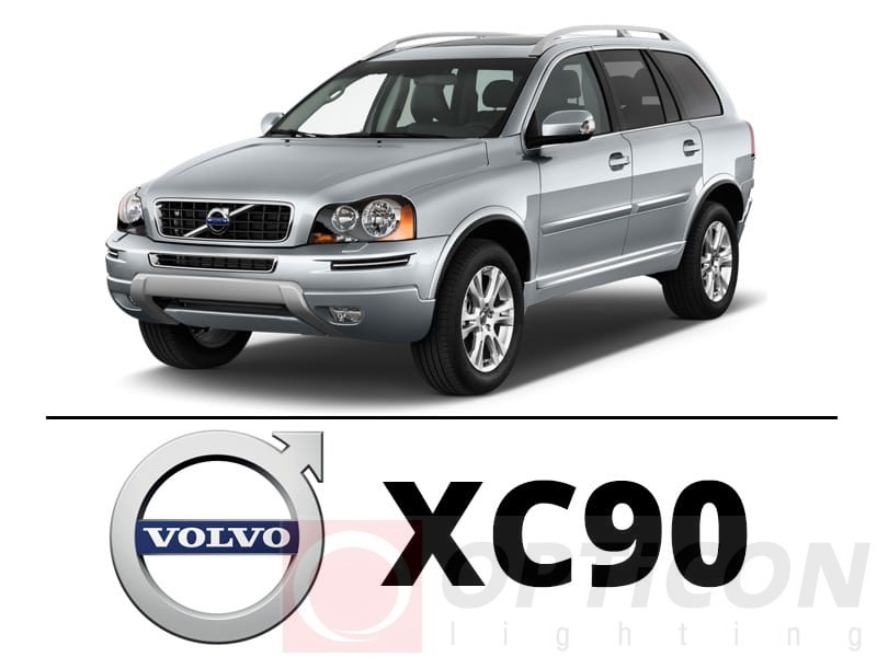 VOLVO XC90 - Zestaw Zestaw oświetlenie kabiny LED 6000K Premium - 14 żarówek
