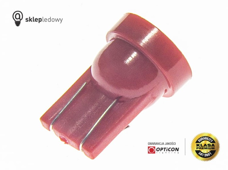 Żarówka 24V Led W5W T10 1x SMD 5050 Czerwony