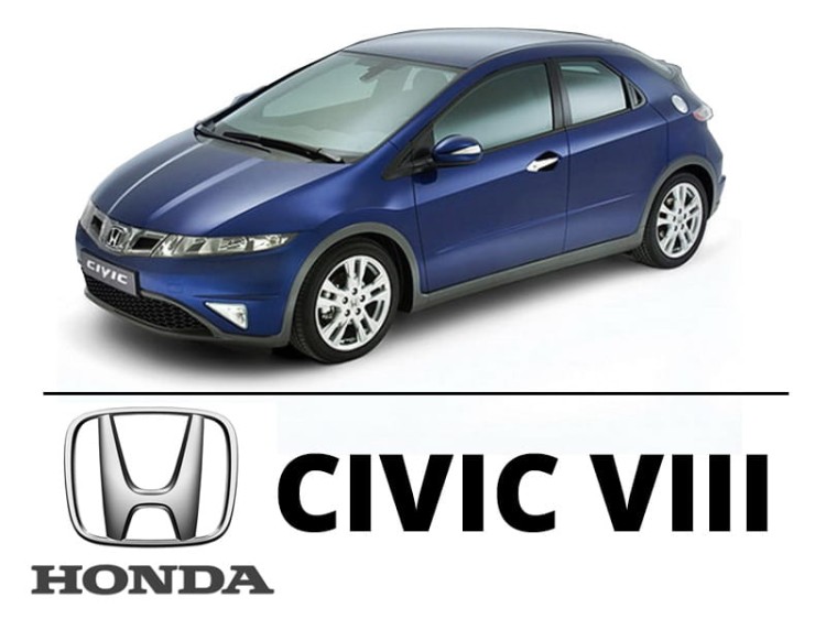 Honda Civic VIII - Zestaw oświetlenie kabiny LED 6000K Premium - 4 żarówki