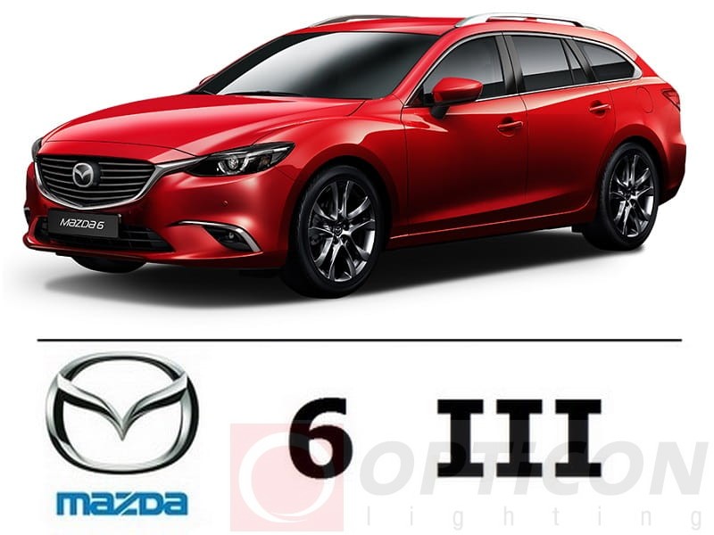 Mazda 6 III Kombi - Zestaw oświetlenie kabiny LED 6000K Premium - 10 żarówek
