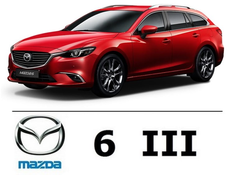 Mazda 6 III Kombi - Zestaw oświetlenie kabiny LED 6000K Premium - 10 żarówek