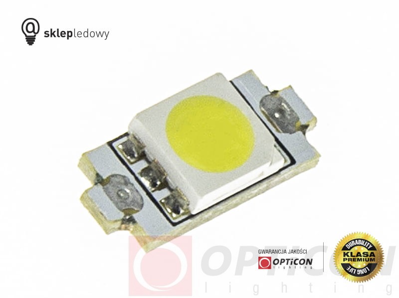 Żarówka Led 5mm 1x SMD5050 12V Biały Zimny