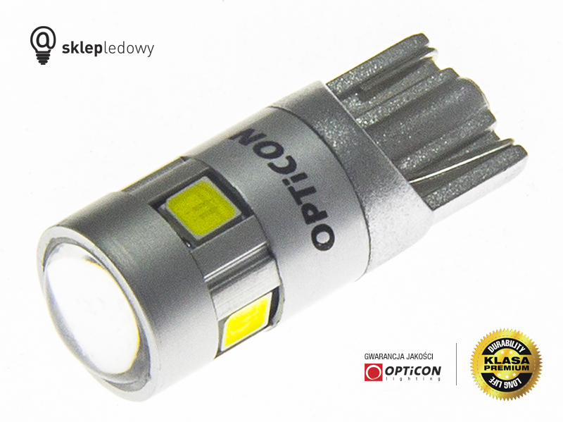 Żarówki W5W T10 Biały Zimny canbus Audi BMW