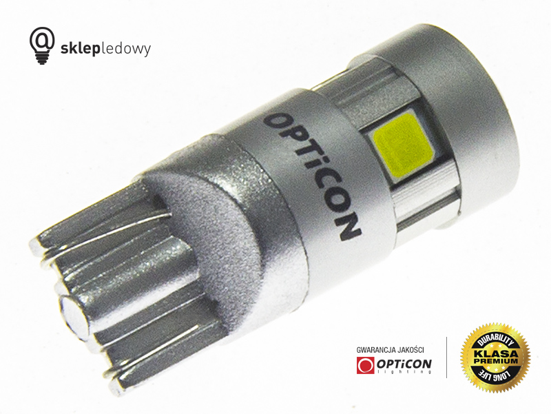 Żarówki W5W T10 Biały Zimny canbus Audi BMW