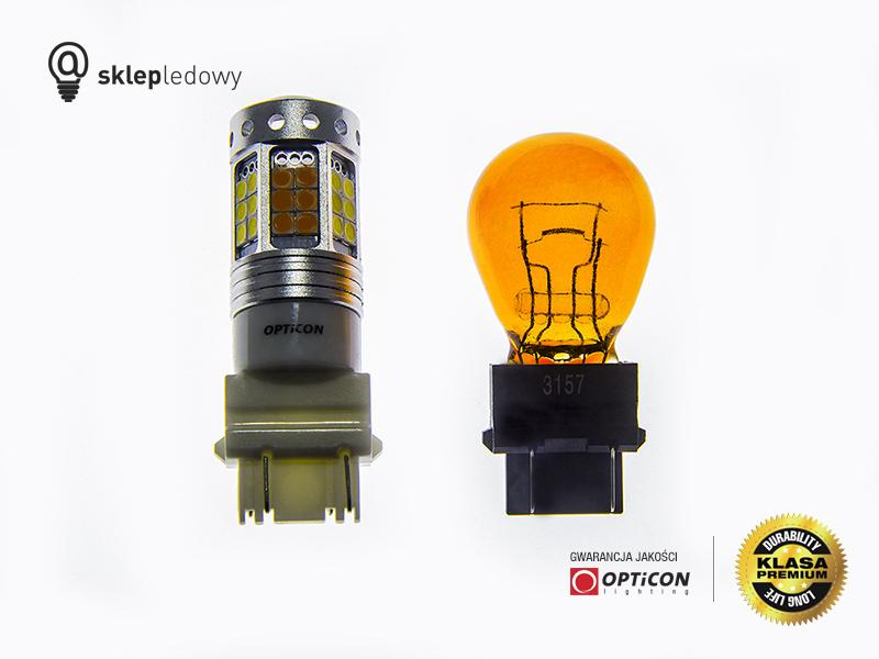 Żarówka Led 28x SMD 2835 P27/7W 3157 DUAL COLOR USA