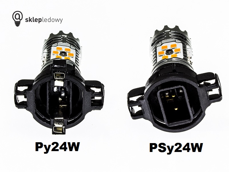 Porównanie żarówek samochodowych Py24W oraz PSy24W