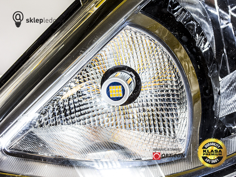 Żarówka Led PSy24W PG20/4 24W 24x SMD3030 12V Pomarańczowy OPTICON PREMIUM