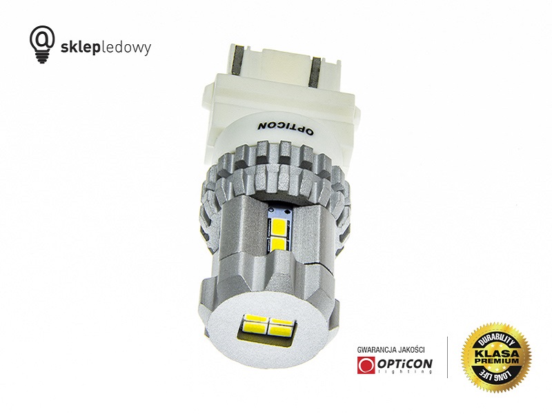 Żarówka Led  P27/7W 3157 Biały Zimny CANBUS PREMIUM