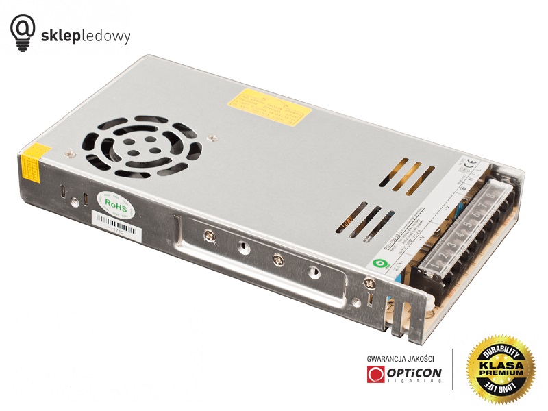 Zasilacz POS Power POS-350-12-C 29A 350W do Taśm Led z 230V do 12V Modułowy IP20