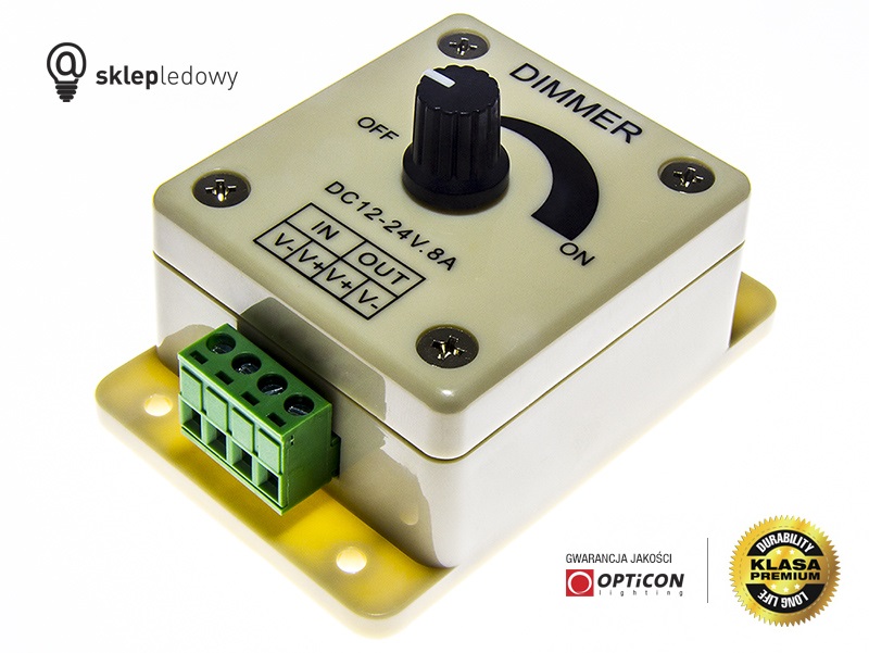 Ściemniacz Dimmer do taśm led 12V 24V