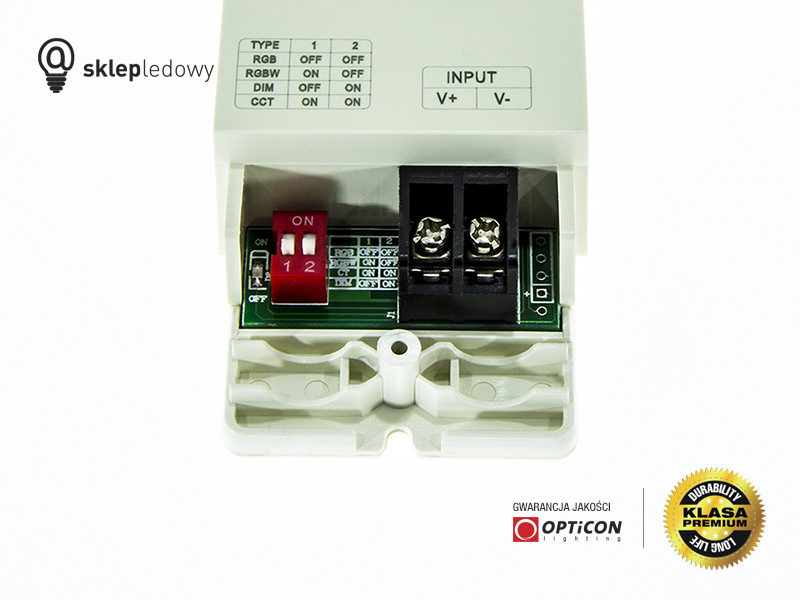 Sterownik OPTICON MULTI Strefowy 24A 12V / 24V DC 2,4G