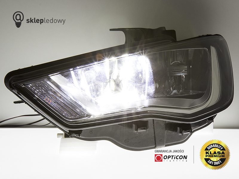 Audi A3 8V - wymiana żarówek w reflektorach przednich
