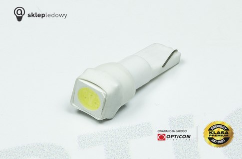 Żarówka Led T5 R5 1x SMD5050 12V W1,2W Biały Zimny