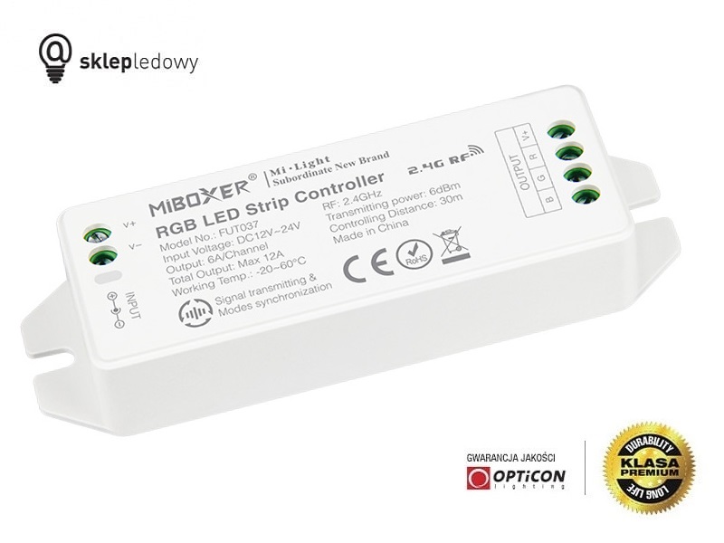 sterownik dla taśm led RGB wielokolorowych SMD 12V 24V