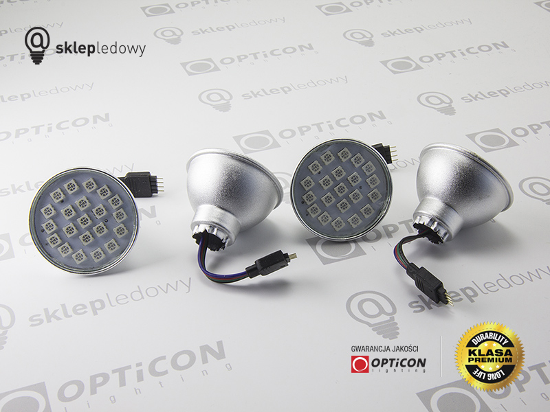 Żarówki wielokolorowe LED RGB 12V oświetlenie sauny basenu