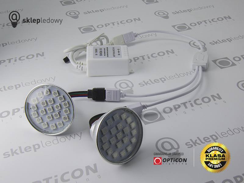 Żarówki wielokolorowe LED RGB 12V oświetlenie sauny basenu