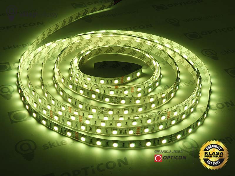 Taśma LED 5V DC 240x SMD 5050 10mm IP20 9,6W Wielokolorowa RGB OPTICON PREMIUM