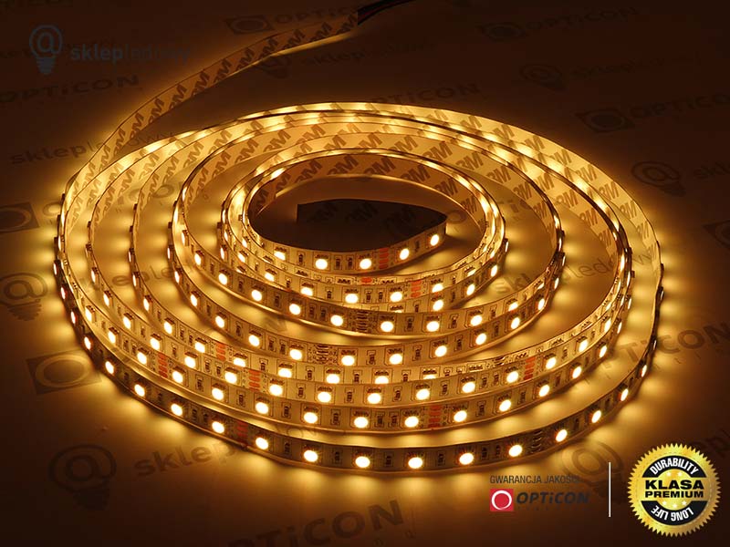 Taśma LED 5V DC 240x SMD 5050 10mm IP20 9,6W Wielokolorowa RGB OPTICON PREMIUM