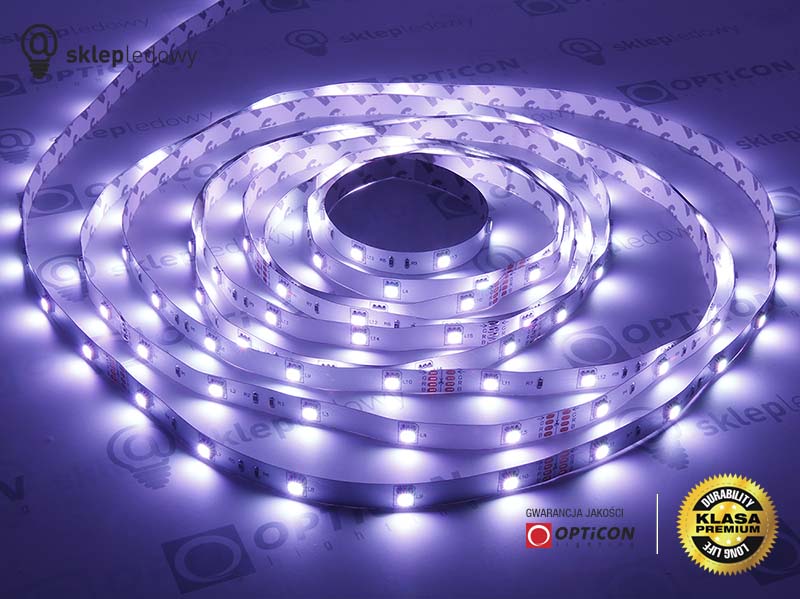 Taśma 24V LED 150x SMD 5050 10mm IP20 RGB- 1 metr