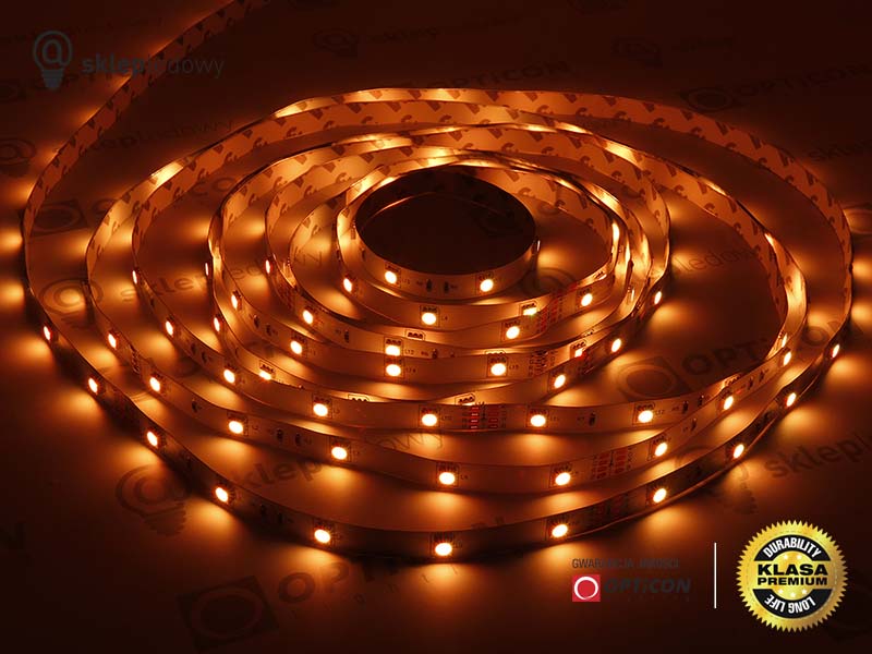 Taśma 24V LED 150x SMD 5050 10mm IP20 RGB- 1 metr