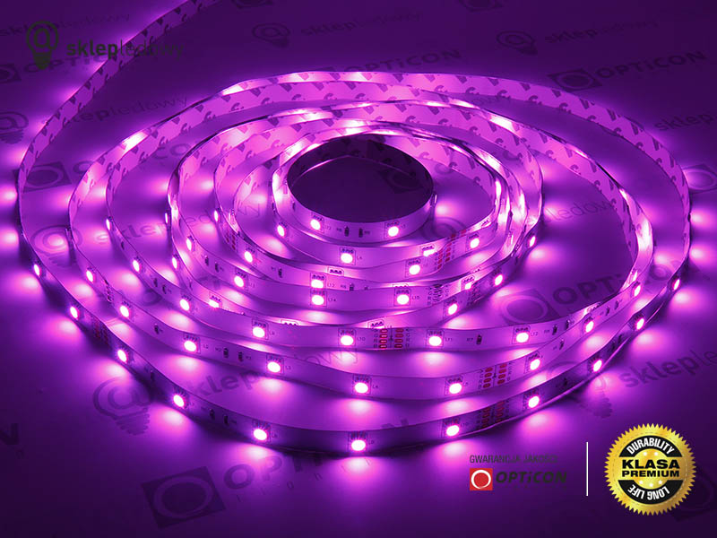 Taśma 24V LED 150x SMD 5050 10mm IP20 RGB- 1 metr