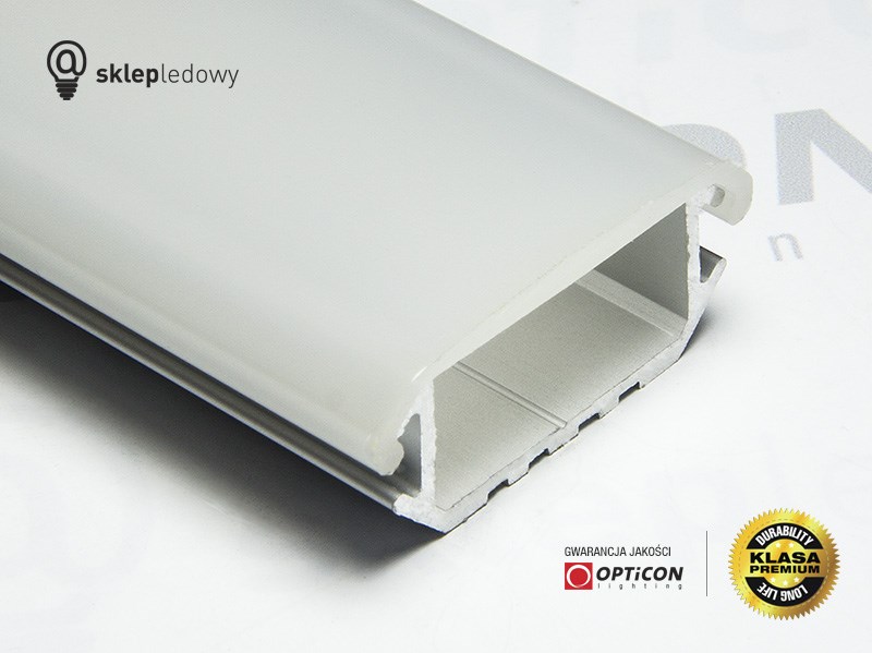 Profil LED P7 Srebrny Nawierzchniowy aluminium anodowany Profil LED P7 Srebrny Nawierzchniowy aluminium anodowany