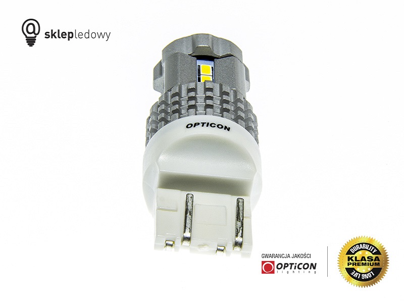 Żarówka Led 12x SMD3020 W21W T20 7440 Biały Zimny CANBUS PREMIUM
