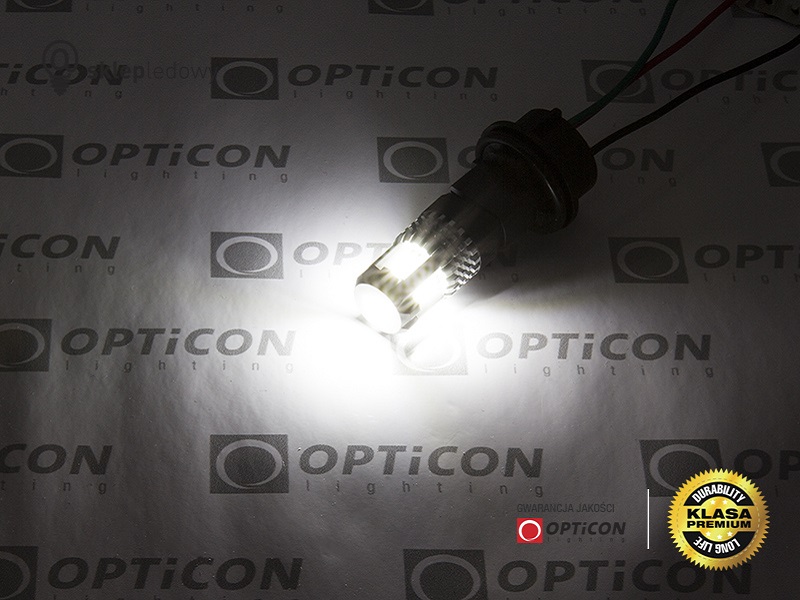 Żarówka Led 12x SMD3020 W21W T20 7440 Biały Zimny CANBUS PREMIUM