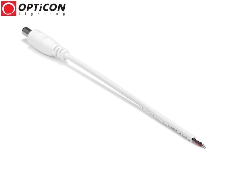 Konektor DC 5,5/2,1mm Męskie z przewodami - dla taśm Led