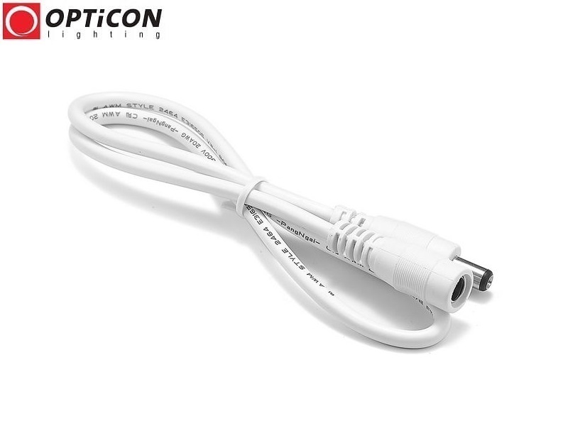 Konektor DC 5,5/2,1mm Męskie z przewodami - dla taśm Led