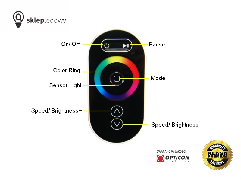 Pilot OPTICON MONO jednostrefowy Radiowy 2,4G