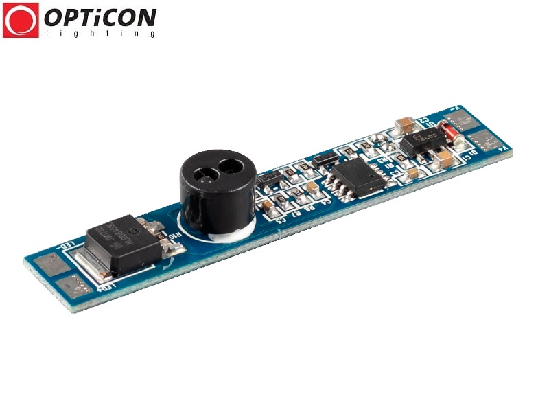 Włącznik Dotykowy dla Taśm LED 8A 12V / 24V DC - Dla Profili aluminiowych