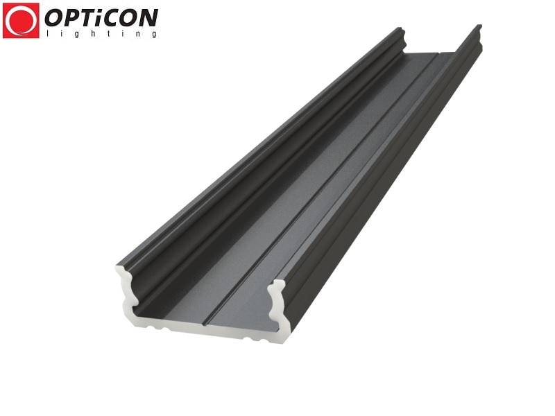 Profil LED S1 Srebrny aluminium anodowane - 1 metr Profil LED S1 Srebrny aluminium anodowane - 1 metr
