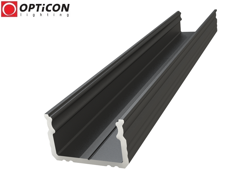 Profil LED S2 Srebrny aluminium anodowane - 1 metr Profil LED S2 Srebrny aluminium anodowane - 1 metr