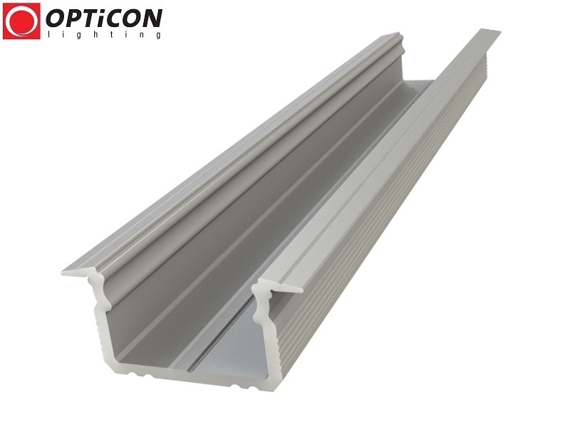 Profil LED G2 Srebrny aluminium anodowane - 1 metr Profil LED G3 Srebrny aluminium anodowane - 1 metr