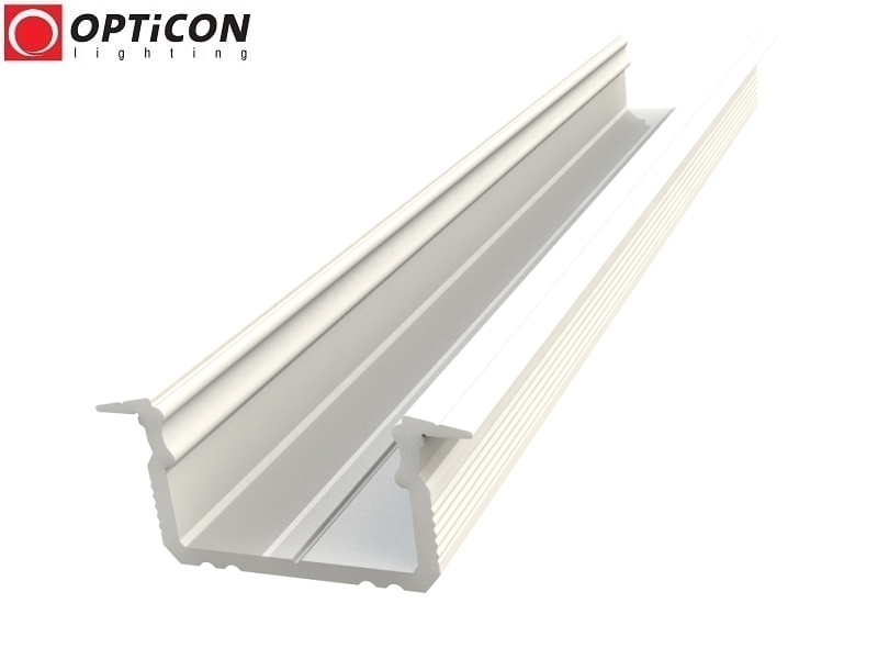 Profil LED G2 Srebrny aluminium anodowane - 1 metr Profil LED G3 Srebrny aluminium anodowane - 1 metr