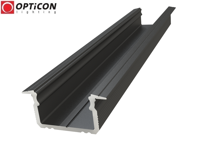 Profil LED G2 Srebrny aluminium anodowane - 1 metr Profil LED G3 Srebrny aluminium anodowane - 1 metr