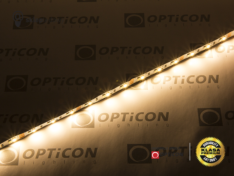Taśma LED 12V 600 SMD 2835 8mm IP20 9,6W/m Multiwhite CCT OPTICON PREMIUM
