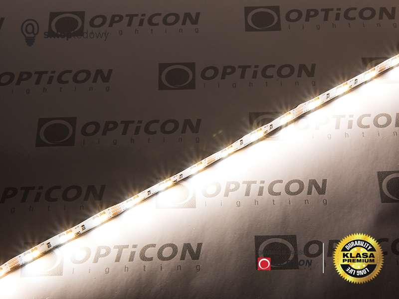 Taśma LED 12V 600 SMD 2835 8mm IP20 9,6W/m Multiwhite CCT OPTICON PREMIUM