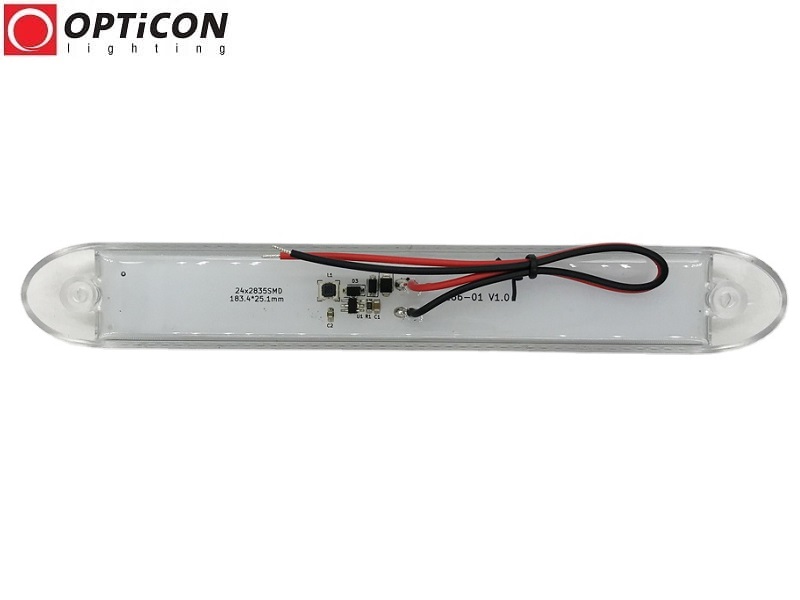 Panel LED 4,8W 24x SMD2835 10-30V DC ( 2x12) 120st Biały Ciepły 3000K 12V 24V OPTICON Panel LED 4,8W 24x SMD2835 10-30V DC ( 2x12) 120st Biały Ciepły 3000K 12V 24V OPTICON