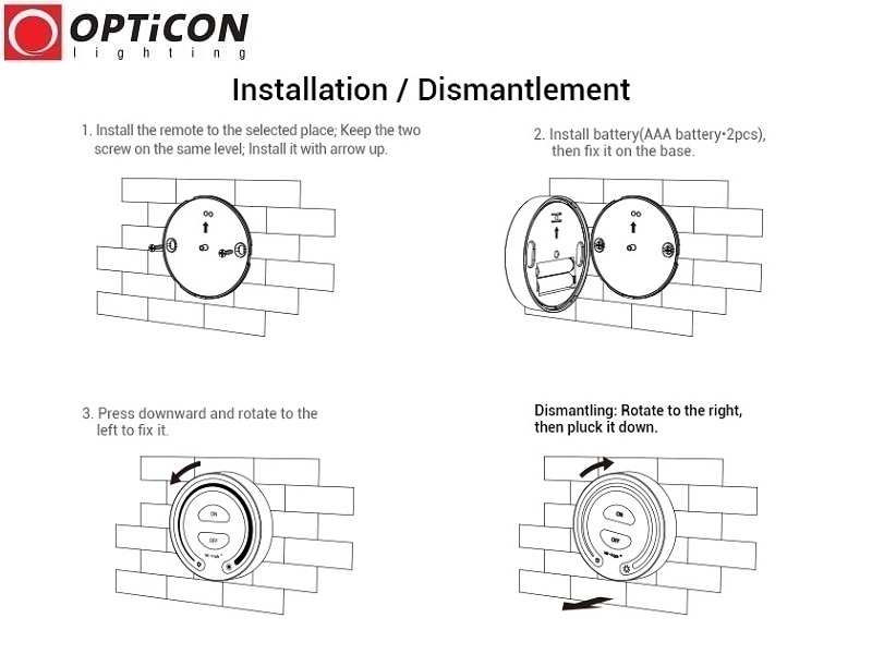 Pilot Mi-Light MONO / CCT Strefowy Radiowy 2,4G
