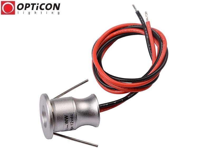 Moduł LED 1W 12V DC 60st IP65 Biały Ciepły 3000K OPTICON