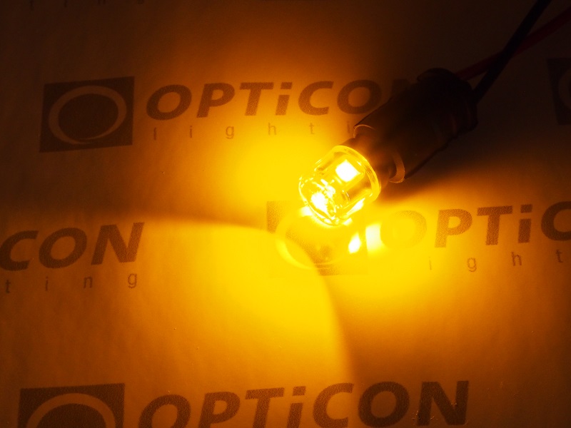 Żarówka Led W5W T10 5x SMD3030 12V Pomarańczowy OPTICON PREMIUM Żarówka Led W5W T10 5x SMD3030 12V Pomarańczowy OPTICON PREMIUM