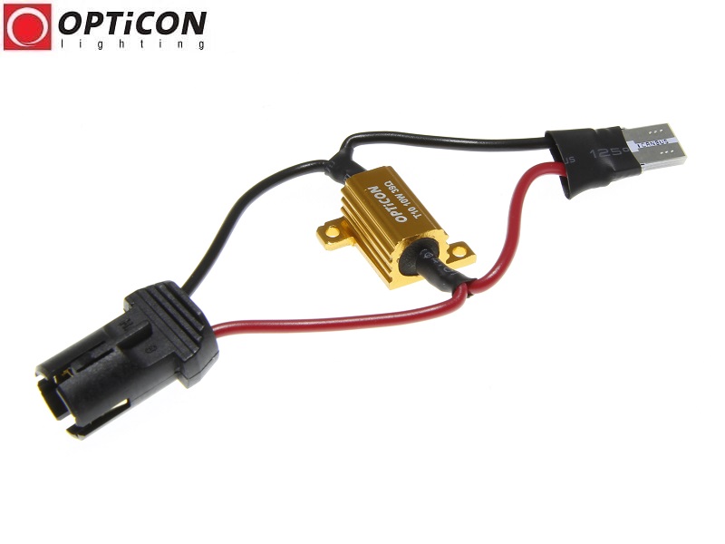 Filtr Canbus W5W T10 12V - Rezystor 10W 39 ohm z konektoremi 